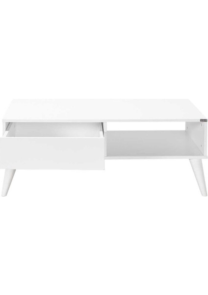 Adore Dikdörtgen Orta Sehpa - Diamond Beyaz