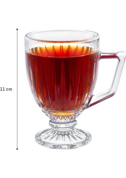 Annecy 4'Lü Çay Fincanı Seti - Şeffaf - 190 Ml modelleri