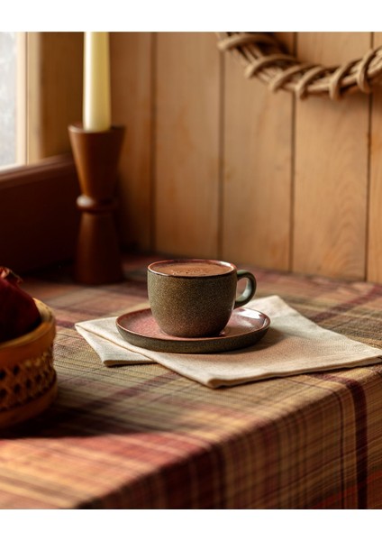 Fruit 2'li Fincan Takımı - Renkli - 125 ml