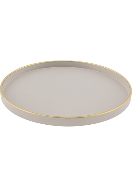 Dory Yuvarlak Sunum Tepsisi - Soft Toprak fırsatları