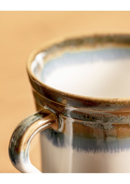 Bella Kupa Porselen Mavi/Yeşil Desenli 185 ml Kulpsuz 1 Adet fiyatları