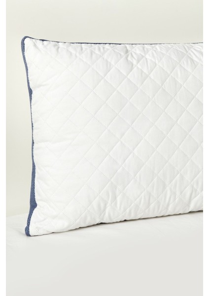 Mikro Elyaf Destekleyici Yastık 50x70 cm Orta Sert Klimalı Kapitone Pamuk Beyaz fırsatları