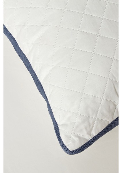 Mikro Elyaf Destekleyici Yastık 50x70 cm Orta Sert Klimalı Kapitone Pamuk Beyaz indirimleri