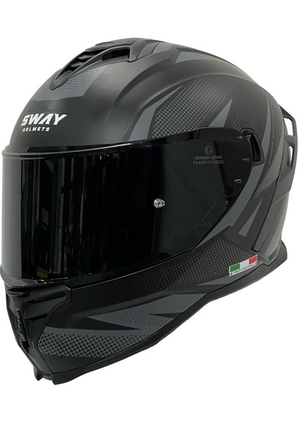 Sw 867 Asphalt Black Grey Kask