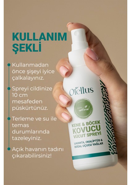 %100 Natural Kene & Böcek Kovucu Sprey