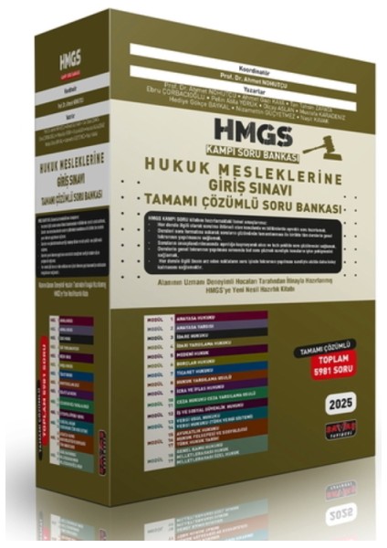 Hmgs Kampı Soru Bankası Seti Nisan 2025