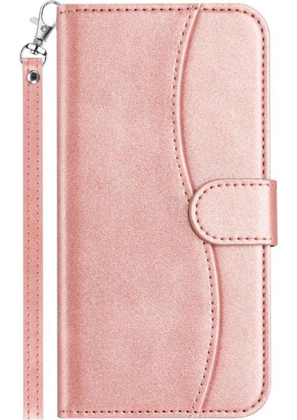 Samsung Galaxy A16 4g/5g Flip Case Pu Deri Bilek Kayışı Darbeye (Yurt Dışından)