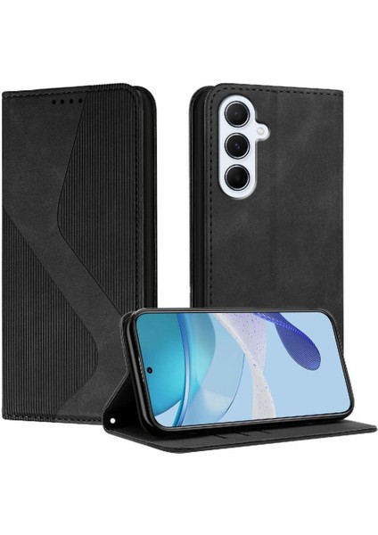 Samsung Galaxy A16 4g/5g Pu Deri Cüzdan Kickstand Manyetik Kılıf (Yurt Dışından)