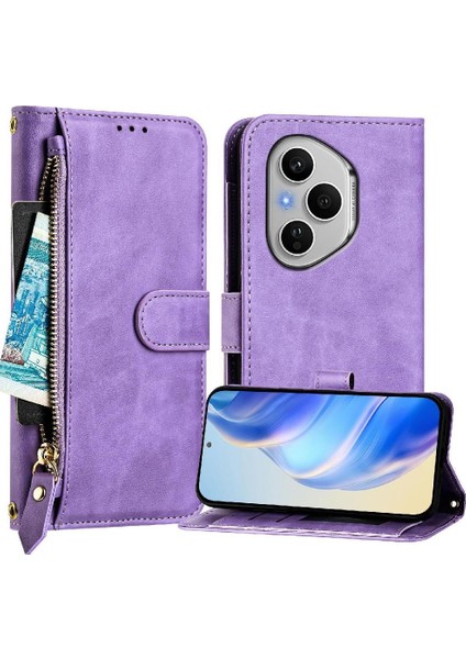 Flip Case 400 Pro 5g Kart Tutucu Pu Deri Manyetik Fermuar (Yurt Dışından)