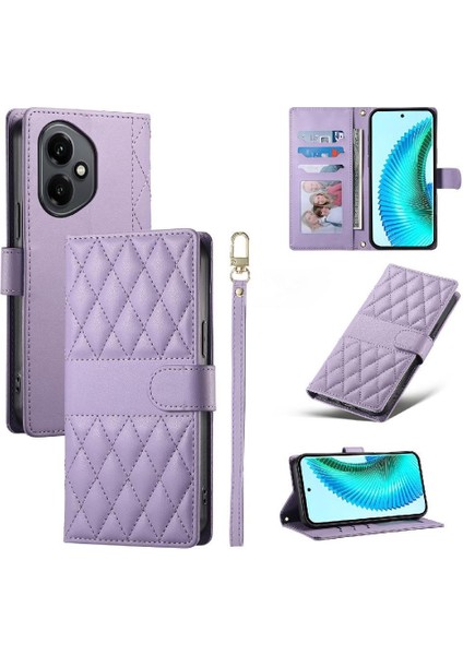Flip Case 400 Darbeye Deri Kılıf Cüzdan Zarif Çift Sapanlar (Yurt Dışından)