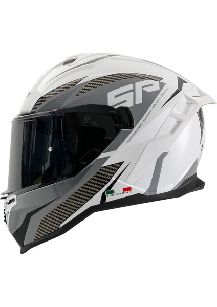 Sw 867 Power White Black Grey Kask