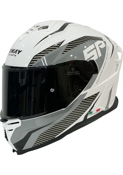 Sw 867 Power White Black Grey Kask