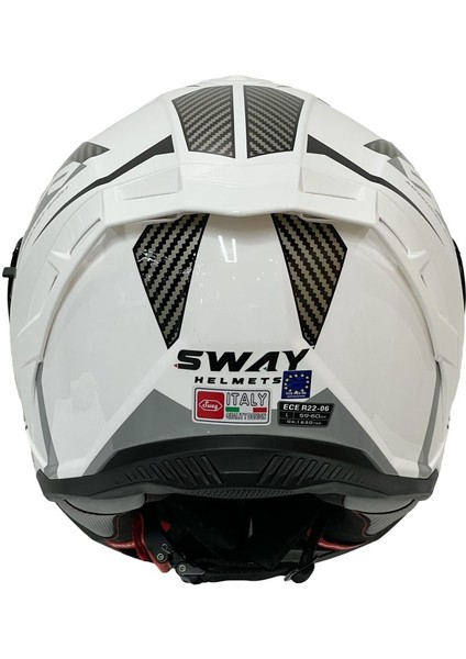 Sw 867 Power White Black Grey Kask