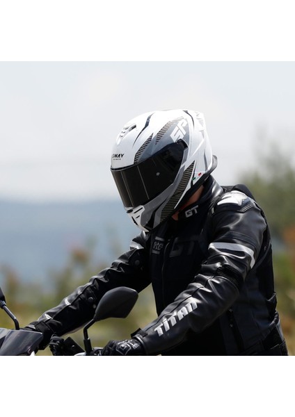 Sw 867 Power White Black Grey Kask