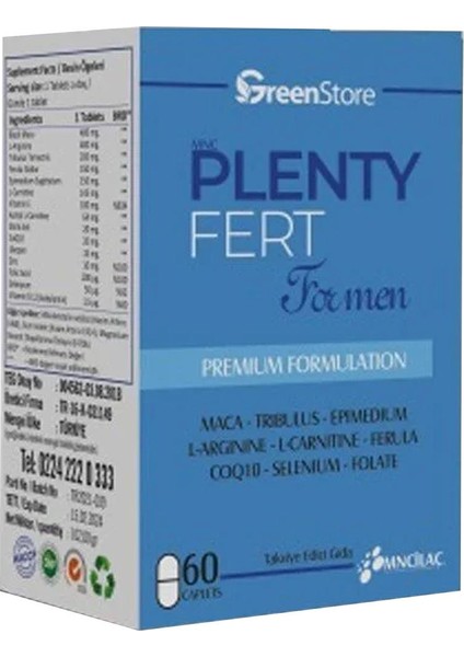 Plentyfert For Man 60 Tablet