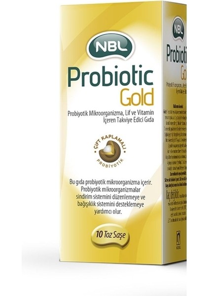 Nbl Probiotic Gold 10 Saşe