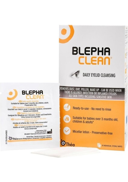 Blephaclean Steril Göz Pedi 20'li
