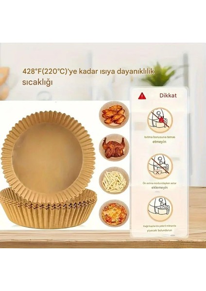 50 Adet Pişirme Kağıdı Tek Kullanımlık 20 cm Yuvarlak Pişirme Kağıdı Xxl Pvc'li fiyatları