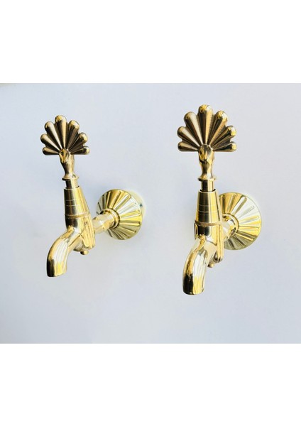 Ikili Tavroz Osmanlı Musluk Sarı ( 2 Adet )