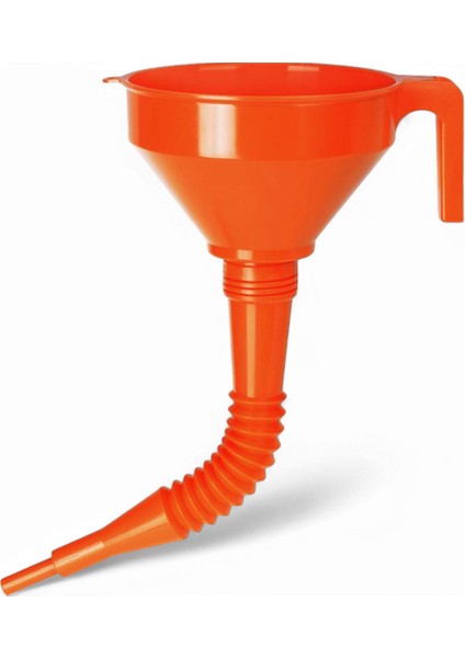 Plastik Huni Çelik Süzgeçli Katalitik Konvertör Hunisi Spiralli Borulu Süzgeçli Huni 1.2 Litre