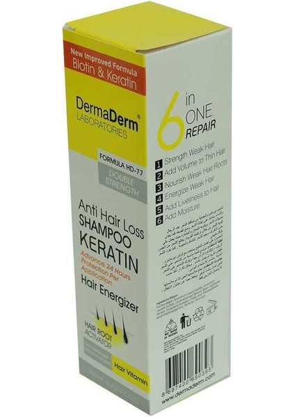 Karşı Keratin Biotin ve Vitaminli Şampuan 250 ml
