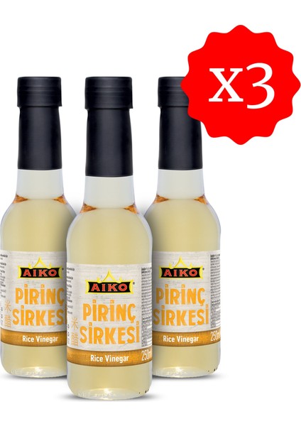 Pirinç Sirkesi 250 CC Cam