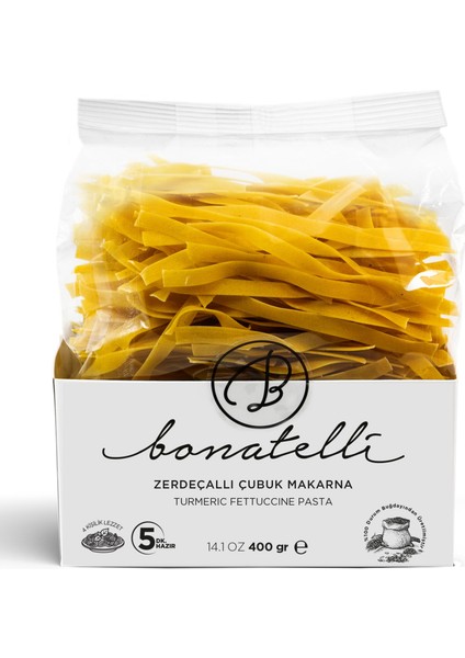 Zerdeçallı Çubuk Makarna 400 gr