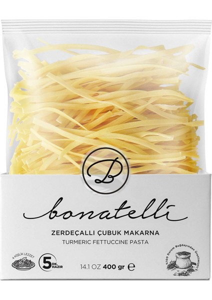 Zerdeçallı Çubuk Makarna 400 gr