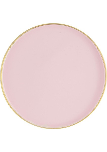 Dory Yuvarlak Sunum Tepsisi - Soft Pudra modelleri