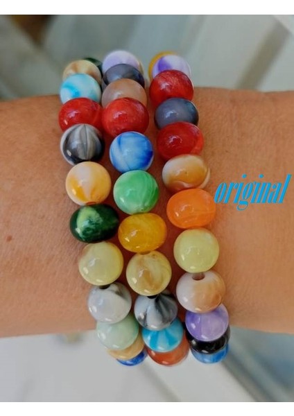 El Yapımı Doğal Doku Renkli 3’lü Bileklik Seti fiyatları