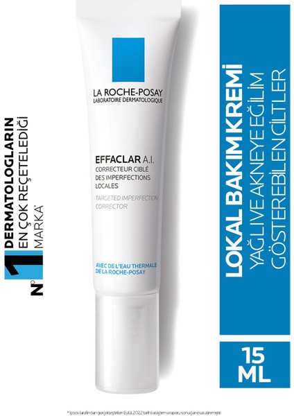 La Roche Posay Effaclar A.ı. Krem 15 ml