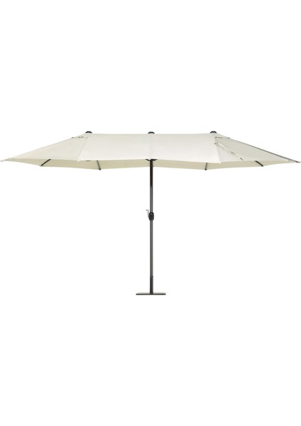 Sıbılla 460 cm Çiftli Bahçe Şemsiyesi, Oval Gölgelik, Upf 30+, Alüminyum Gövde fırsatları