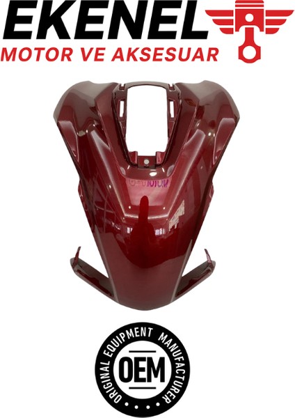 Honda DİO110 Ön Göğüs Kırmızı Oem | Gövde Ön Panel Parçası