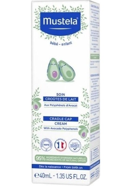 Mustela Cradle Cap Karşıtı Krem 40 ml
