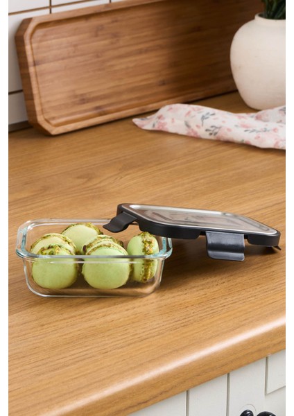 Vera Metal Kapaklı Cam Saklama Kabı 370 ml fırsatları