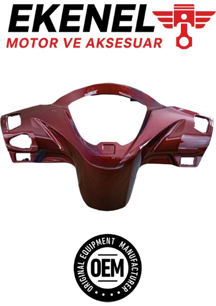 Honda DİO110 Km Çerçeve Kırmızı Oem | Gösterge Çevresi Renkli Çerçeve