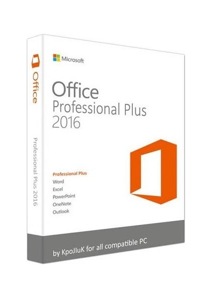 2016 Pro Plus Süresiz Dijital Lisans Anahtarı Key 32&64 Bit