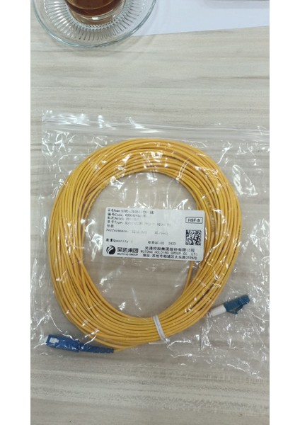 Fiber Optik Patch Kablo Lc- Sc Single Mode 9/125 Simplex 20 mt