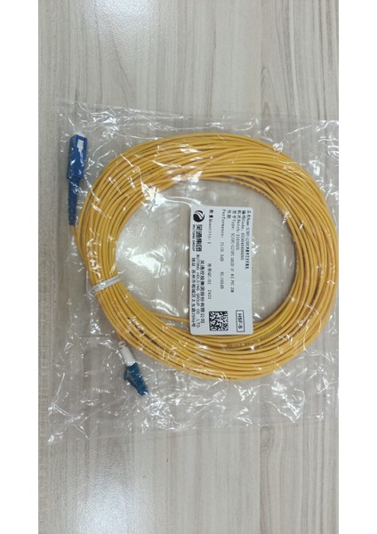 Fiber Optik Patch Kablo Lc- Sc Single Mode 9/125 Simplex 20 mt