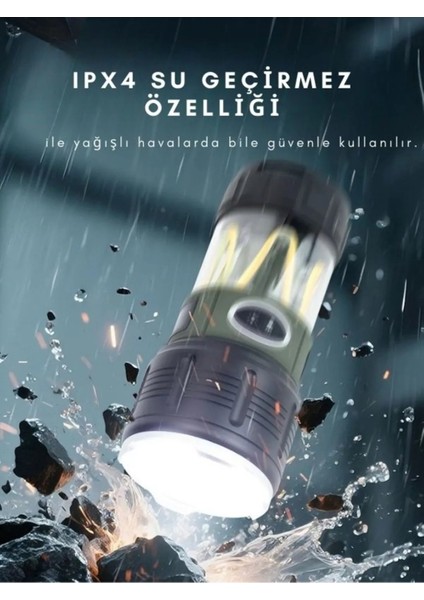 Wıson WS-705 Çok Fonksiyonlu Kamp Feneri
