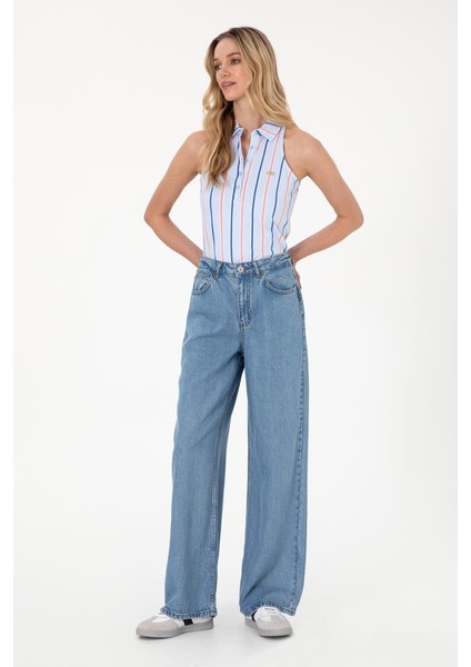 Laya U.s. Polo Assn. Kadın Jean Pantolon 2114663 Açık Mavi fiyatları