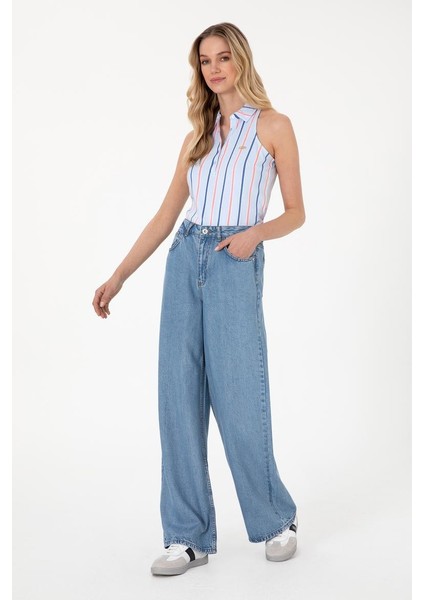 Laya U.s. Polo Assn. Kadın Jean Pantolon 2114663 Açık Mavi indirimleri