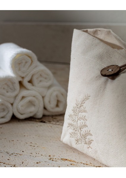 Solene 6'lı Pamuklu Havlu Seti - Beyaz fiyatları