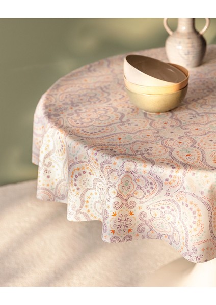 Ancre Pvc Masa Örtüsü - Mor - 140 cm fiyatları