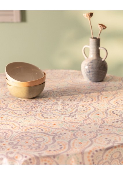 Ancre Pvc Masa Örtüsü - Mor - 140 cm modelleri