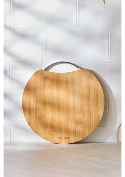 Owen Round Small Bambu Kesme Tahtası