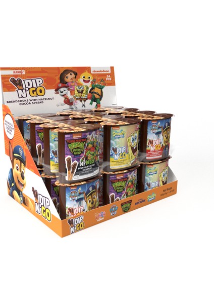 Nickelodeon Dipn Go Breadsticks (55 Gr)