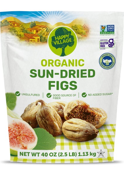 Organik Kuru İncir - İncir Kurusu- Kuru Meyve-Vegan-Glutensiz 1.13 kg