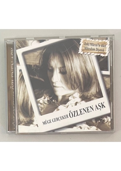Müge Gerçeker Özlenen Aşk Zeki Müren'le Düet Mihrabim Diyerek CD (Orjnal Dönem Baskı Cd)