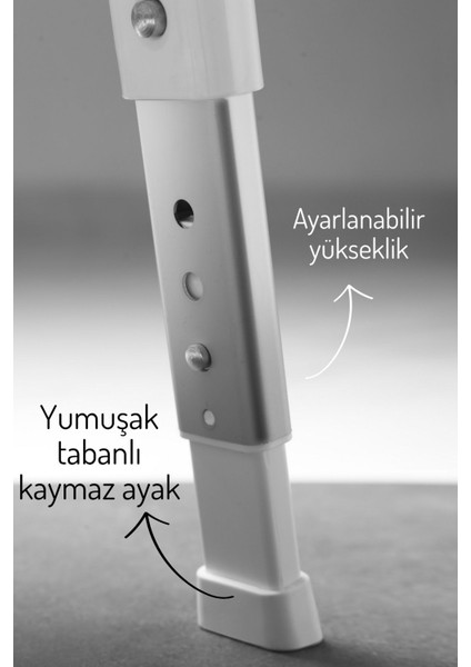 Banyo & Mutfak Yardımcı Basamak Taburesi - Yaşlı ve Bedensel Engelli Destek